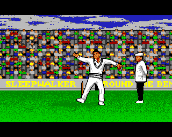 World Cricket Screenshot 5 (Amiga 500)