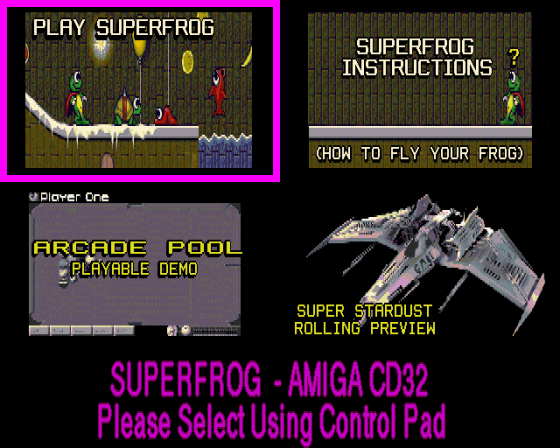 Superfrog Screenshot 10 (Amiga CD32)