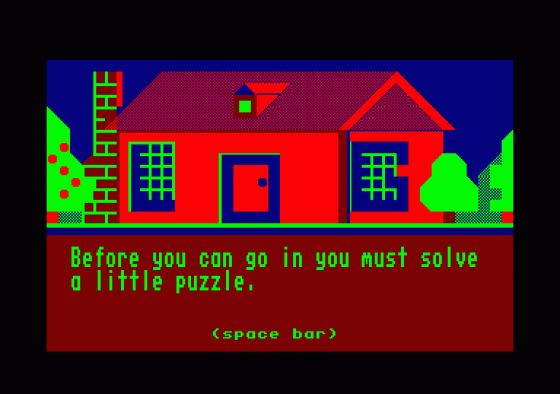 Granny's Garden Screenshot 9 (Amstrad CPC464)