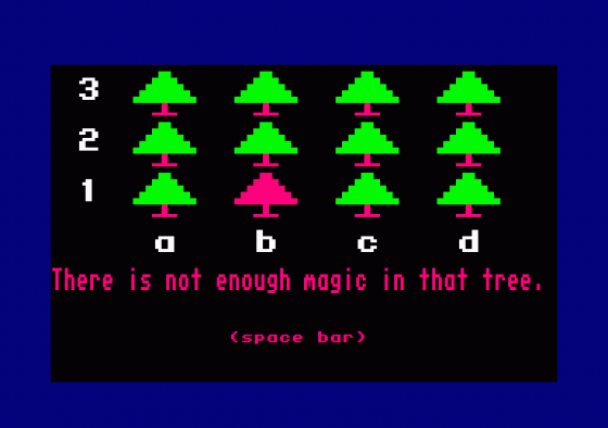 Granny's Garden Screenshot 17 (Amstrad CPC464)