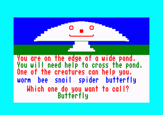 Granny's Garden Screenshot 28 (Amstrad CPC464)