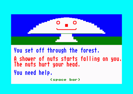 Granny's Garden Screenshot 31 (Amstrad CPC464)