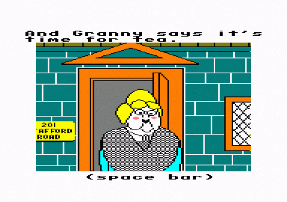 Granny's Garden Screenshot 94 (Amstrad CPC464)