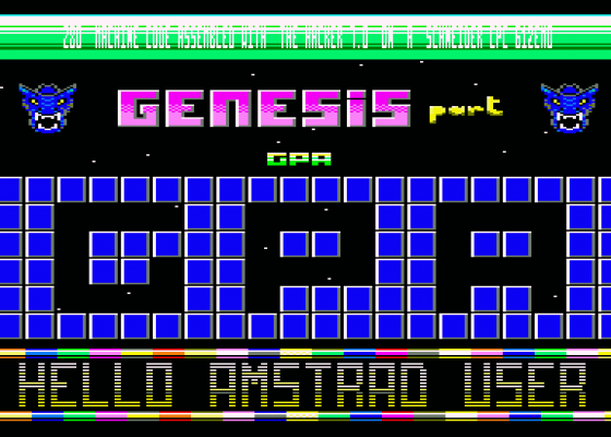 Cuddly Demo - 3 Previews Screenshot 5 (Amstrad CPC464)