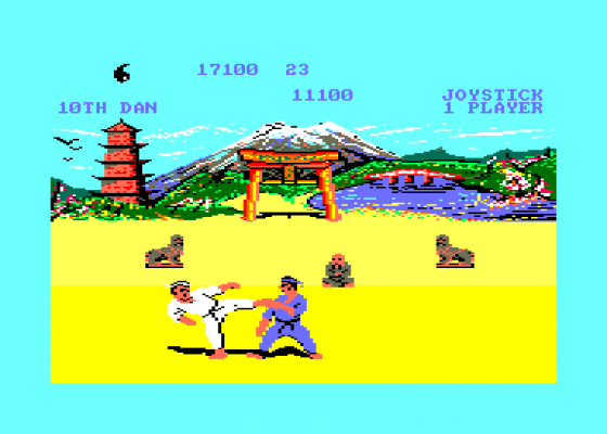 The Way Of The Exploding Fist+ Screenshot 5 (Amstrad CPC464)