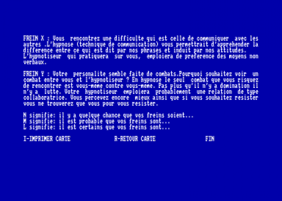 Hypnose Screenshot 5 (Amstrad CPC464)