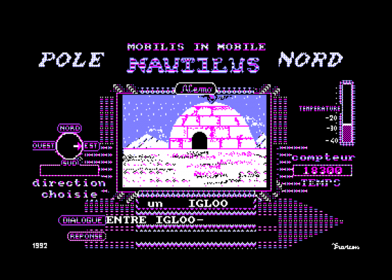 A La Recherche Du Nautilus Screenshot 5 (Amstrad CPC464)