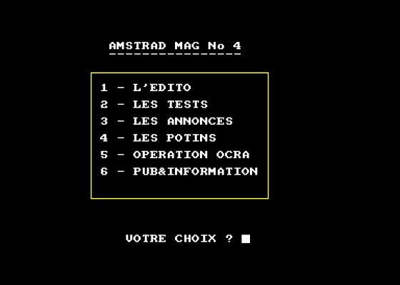 Amstrad Mag 4