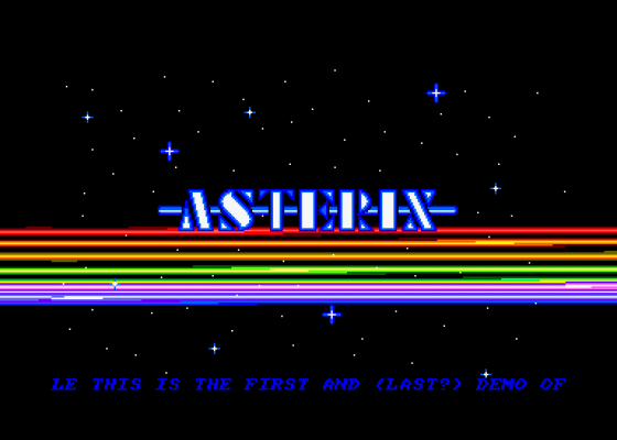 Asterix 1 Screenshot 1 (Amstrad CPC464)