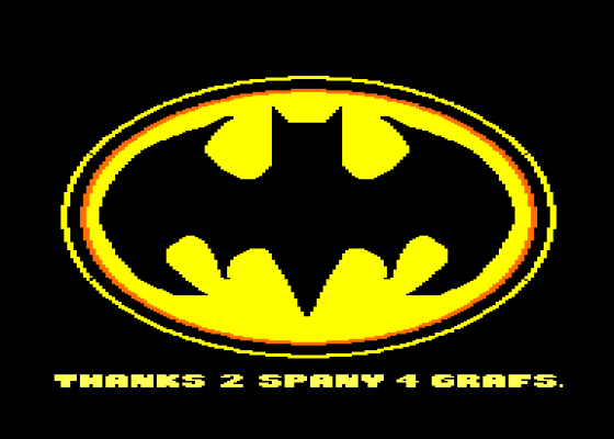 Bat-Demo Screenshot 1 (Amstrad CPC464)