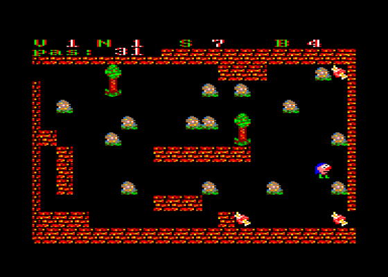 Bebert Screenshot 1 (Amstrad CPC464)