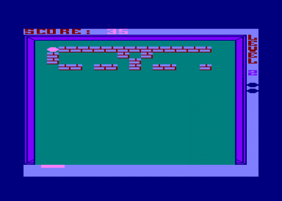 Breakout Screenshot 1 (Amstrad CPC464)