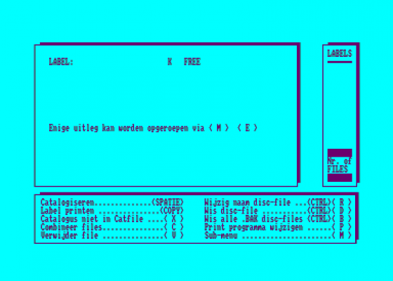Catfiler Screenshot 1 (Amstrad CPC464)