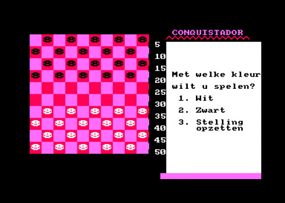 Conquistador Screenshot 1 (Amstrad CPC464)