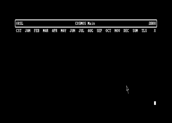 Cosmos v.20 Screenshot 1 (Amstrad CPC464)