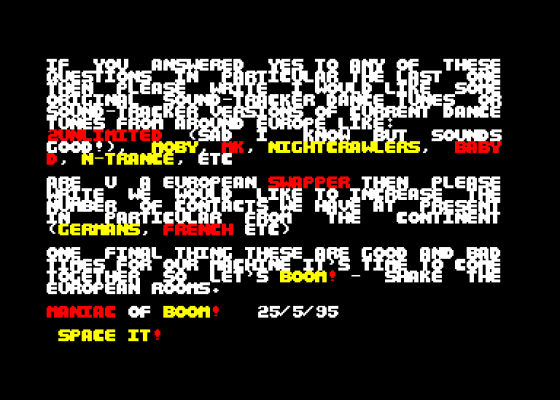 CPC Boom! Squad Screenshot 5 (Amstrad CPC464)