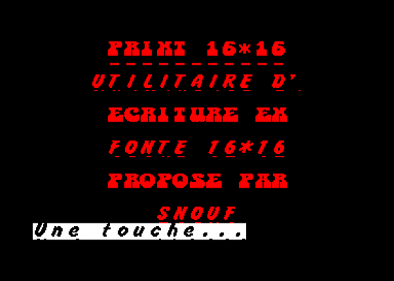 CPC Freeware No 1 Screenshot 5 (Amstrad CPC464)