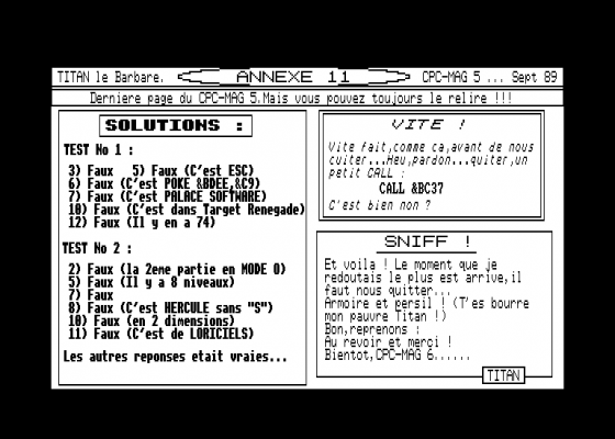 CPC Mag 5 Screenshot 5 (Amstrad CPC464)