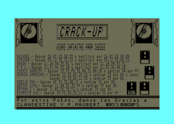 Crack-Up 1 Screenshot 5 (Amstrad CPC464)