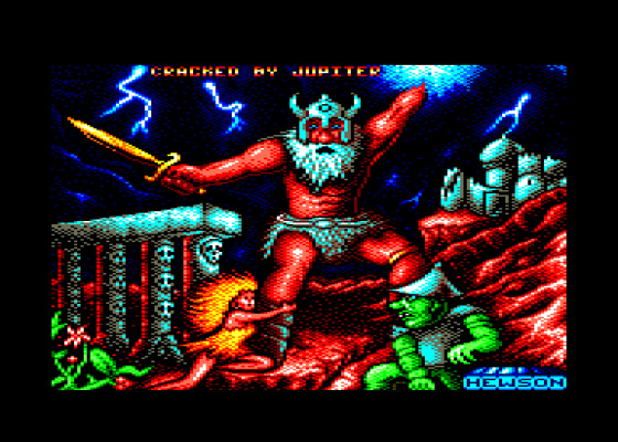 Cracktro - Jupiter Screenshot 5 (Amstrad CPC464)