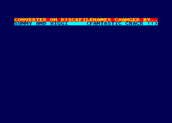 Cracktro - Sunny Soft Screenshot 1 (Amstrad CPC464)