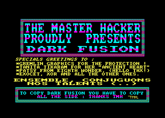 Cracktro - The Master Hackers