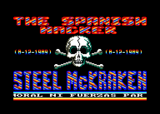 Cracktro - The Spanish Hackers Screenshot 5 (Amstrad CPC464)