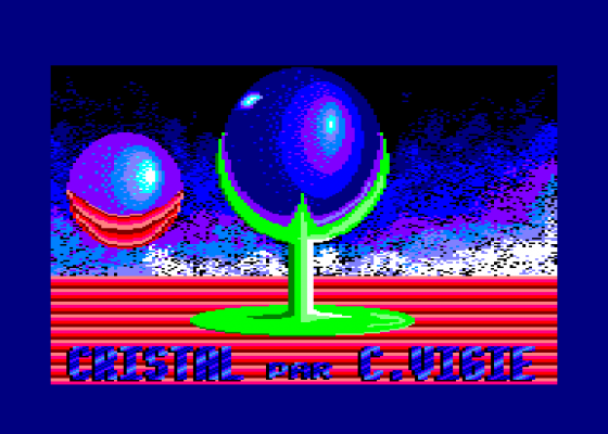 Cristal Par C. VIGIE Screenshot 1 (Amstrad CPC464)