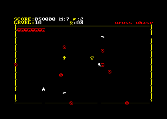 Cross Chase Screenshot 5 (Amstrad CPC464)