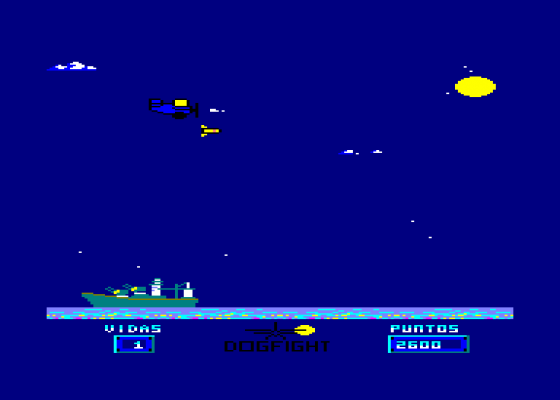 Dogfight Screenshot 5 (Amstrad CPC464)