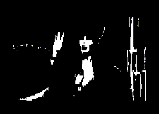 Elvira Maitresse Des Tenebres ASCII Animation Screenshot 5 (Amstrad CPC464)