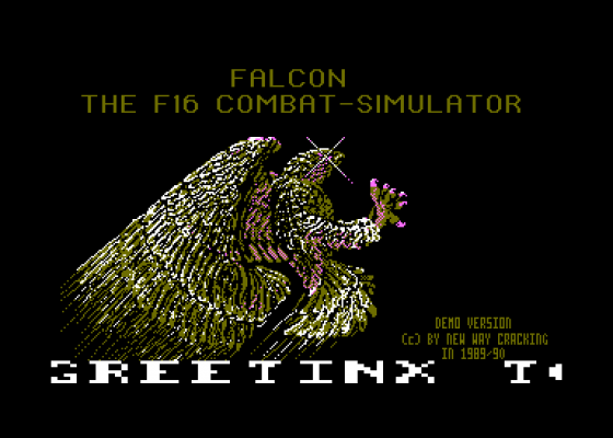 Falcon Demo Screenshot 1 (Amstrad CPC464)