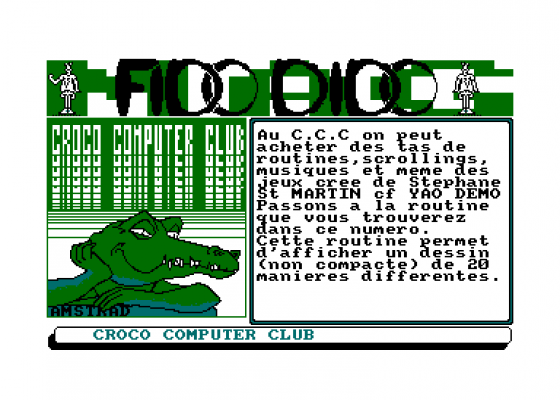 Fido Dido Mag Screenshot 5 (Amstrad CPC464)