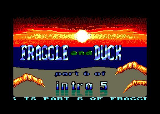 Fraggle And Duck Intro 5 Screenshot 5 (Amstrad CPC464)