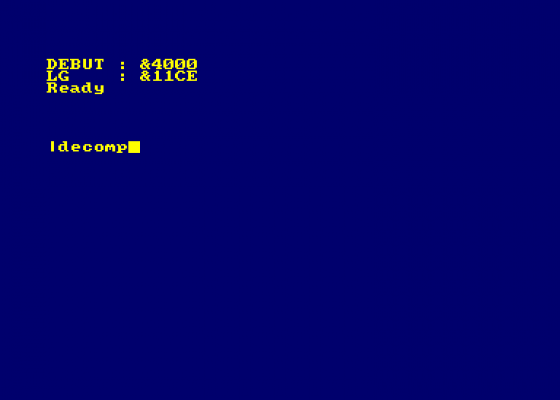 Freedows Version 1.1 Screenshot 1 (Amstrad CPC464)