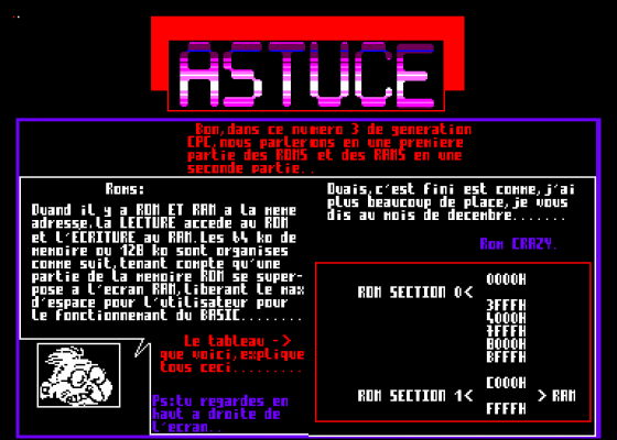 Generation CPC Issue 3 Screenshot 5 (Amstrad CPC464)