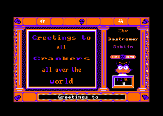 Goblin Destroyer First Demo Screenshot 5 (Amstrad CPC464)