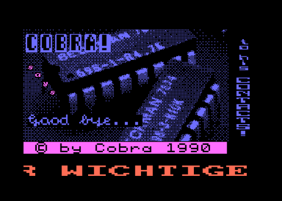 Good Bye Screenshot 1 (Amstrad CPC464)