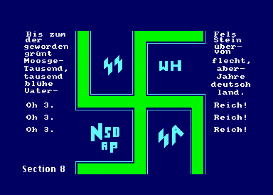 Hitler-Diktator Screenshot 5 (Amstrad CPC464)