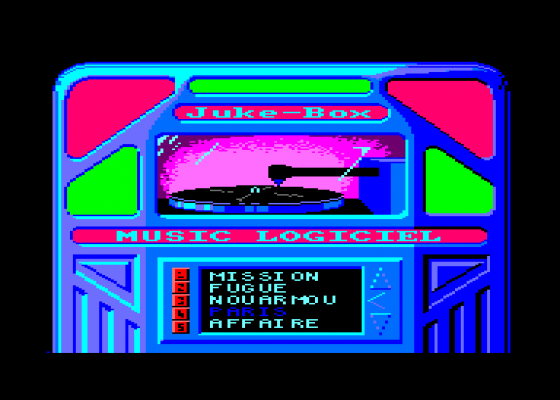 Juke-Box Screenshot 1 (Amstrad CPC464)