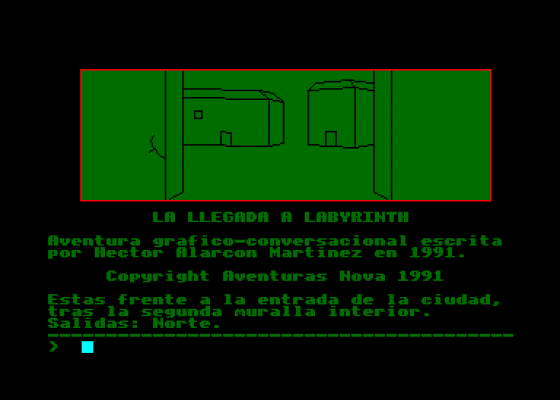 La Trilogia De Labyrinth Screenshot 5 (Amstrad CPC464)