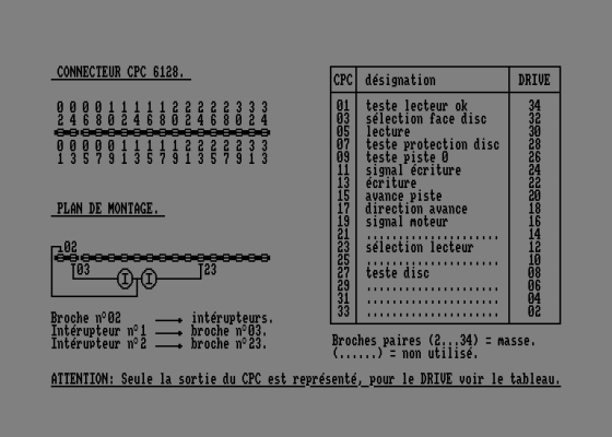 Le DEMON Drive 3.5 Pouces Pour CPC Screenshot 5 (Amstrad CPC464)