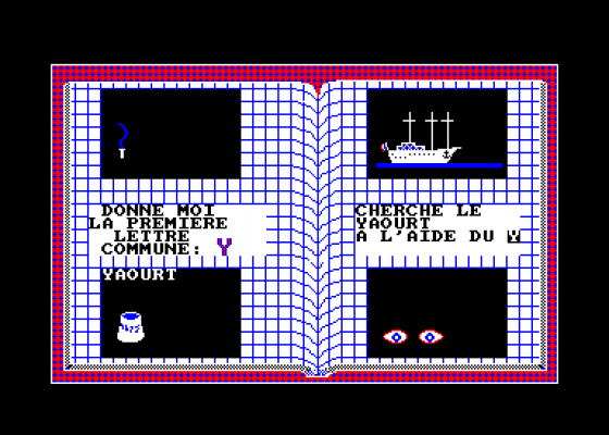 Le Livre D'Image Screenshot 5 (Amstrad CPC464)