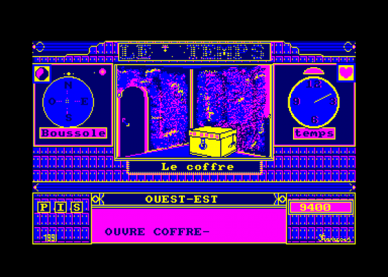 Le Temps Screenshot 5 (Amstrad CPC464)