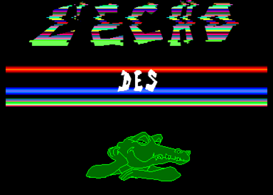 L'Echo Des Crocos Demo Screenshot 5 (Amstrad CPC464)