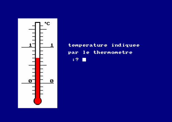 Lecture Du Thermometre