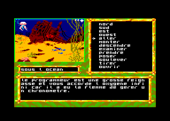 L'Ile Au Tresor Screenshot 5 (Amstrad CPC464)