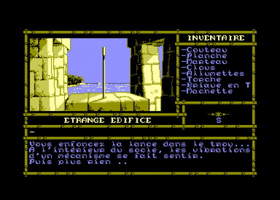 L'Ile Oubliee Screenshot 5 (Amstrad CPC464)