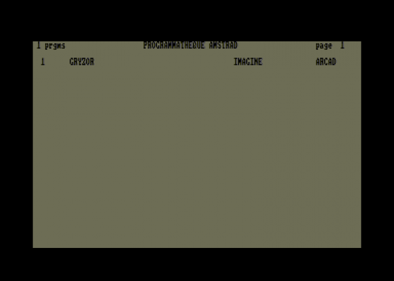 Logitheque Amstrad