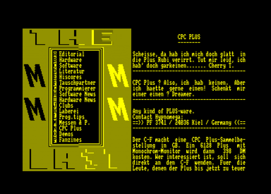 Magnetic Messenger 6 Screenshot 5 (Amstrad CPC464)